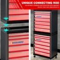 thumbnail image 3 of LARBANKE 7 Drawer Tool Chest Rolling on Wheels with Lock & Worktop, Stackable Tool Storage Cabinet, 3 of 6