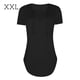 thumbnail image 1 of Camiseta de mujer con cuello en V y cordones, manga corta, blusa suelta causal, negro, XXL Scienceny AP001631-05, 1 of 7