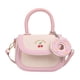 thumbnail image 3 of 1 juego de materiales para hacer bolsos de hombro, carteras y bolsos cruzados de piel sintética para manualidades. Rosa, 3 of 9
