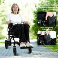 thumbnail image 3 of Lightweight Folding Electric Wheelchair for Adults, 33lbs Ultra Light Motorized Wheelchair with 12 Miles Range & Dual 250W Motors, 3 of 9