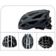 thumbnail image 3 of Advancent Casco de ciclismo Deportes al aire libre Cascos de resistencia al impacto Protección de niños adultos Bicicletas Sombrero para andar Ciclismo Negro, 3 of 6