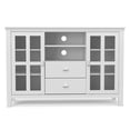 thumbnail image 6 of Simpli Home Artisan 53 inch Wide Solid Wood Tall TV Stand in White For TVs up to 60 inches, 6 of 13