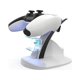 thumbnail image 3 of Kearding Cargador de mango de juego Vertical controlador de juego base de carga portátil estable soporte de consola duradero con luz indicadora Videojuegos y accesorios Blanco, 3 of 6