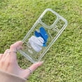 thumbnail image 4 of Funda de teléfono con pintura al óleo INS, nubes, cielo azul, para iPhone 13, 12, 11 Pro Max, X, XR, XS Max, 14 Plus, Graffiti, transparente, suave, a prueba de golpes, 4 of 4