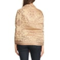 thumbnail image 2 of Sakkas Luna Reversible Tile Brocade Scarf Shawl Wrap Stole Soft and Warm - Camel - One Size Regular, 2 of 5