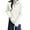 White, variant on Antinious Women Hooded Zipper Jacket Solid Loose Half Zip Lapel Long Sleeve Knit Sweater Coats,Women Trench Coat,Womens Jackets Trendy,Red,Free Size