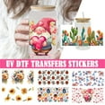 thumbnail image 2 of UV DTF Transfer Cup Wrap Transfer Sticker Cartoon printed Coffee-Cup Glass T3W4, 2 of 8