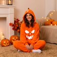 thumbnail image 4 of MEICHEN Hooded Onesises Pyjamas for Women Trendy Cute Print Pocket Sleepwear Funny Halloween Party Clothing Winter Warm Plush Pajamas, 4 of 6