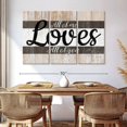 thumbnail image 3 of Elephant Stock All Of Me Song Typography Wall Sign Wall Art - Horizontal Multi Panel Canvas - Living Room Wall Decor - Wall Signs Multi Panel - Gray And Beige Decor - 65" x 42", 3 of 8
