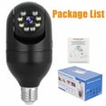 thumbnail image 5 of Xhy E27 Light Bulb Security Camera 1080P HD 2MP WiFi Surveillance with Night Vision, Black, 5 of 11