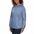 thumbnail image 3 of Calvin Klein Women's Full Zip Windbreaker Hooded Jacket, Bluestone XS, 3 of 4