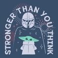 thumbnail image 2 of Juniors Star Wars: The Mandalorian Stronger Than Fireworks Sweatshirt, 2 of 4