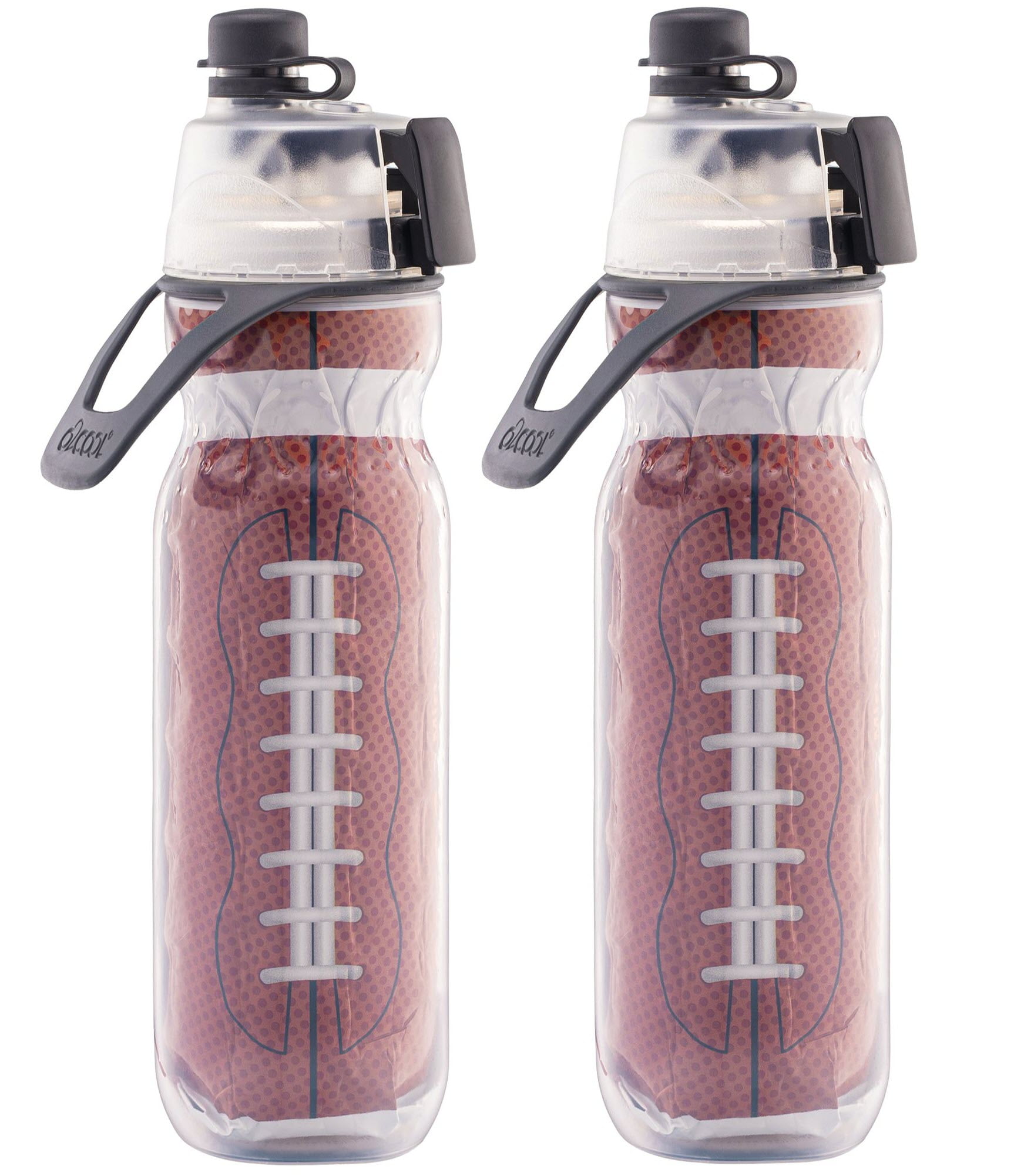2 PACK Mist N' Sip Arctic Squeeze Water Bottle w/ Misting Function and No Leak Spout 20 oz BPA