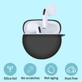 thumbnail image 4 of Funda protectora para auriculares compatible con Bluetooth para Lenovo HT38 (negro), 4 of 6
