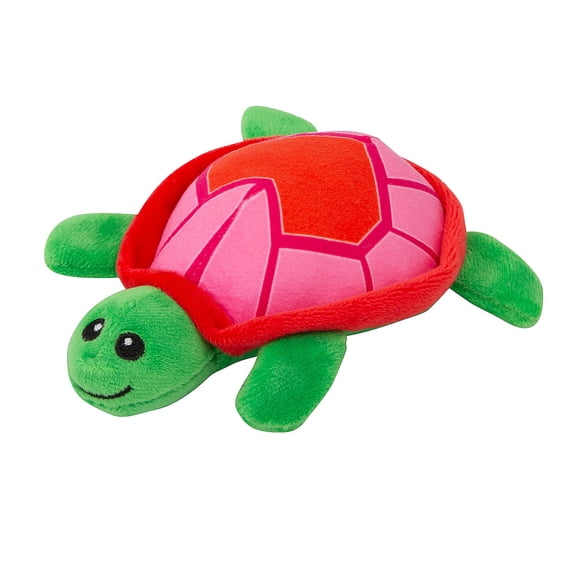 Fun Express 6 1/2" Heart Shell Valentine’s Day Stuffed Turtle Toys - 12 Pieces