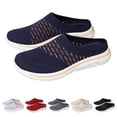 thumbnail image 7 of GUOBIOZIY Couple Casual Solid Colour shoes Man's Women's Mules Slip on Sneakers Flats Lightweight Breathable Non-Slip Walking Shoes（Dark Blue,8）, 7 of 7