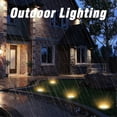 thumbnail image 3 of 12 Pieces Solar Lights Outdoor Garden, 8 Led Ground Lights 3000k Warm White Waterproof Ip65 Solar Lights Recessed Solar Lights For Pathway Patio Lawn, 3 of 5