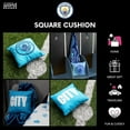 thumbnail image 6 of Manchester City FC Character World Official Blue Reversible 2 Sided Cushion (16 x 16 Inches), 6 of 7