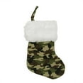 thumbnail image 2 of Northlight 8" Army Camouflage Mini Christmas Stocking with White Faux Fur Cuff, 2 of 2