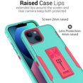 thumbnail image 5 of CoverON For Apple iPhone 13 Case, Military Grade Heavy Duty Full Body Phone Kickstand Cover - Teal, 5 of 9