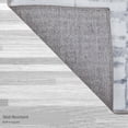 thumbnail image 3 of Washable Skid-Resistant Runner Rug Geometric Grey 24" x 60", 3 of 9