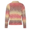 thumbnail image 5 of Womens V Neck Long Sleeve Open Front Tie Dye Sweaters Casual Colorful Cardigan Button Down Sweater Knit Tops, 5 of 6
