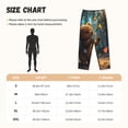thumbnail image 4 of Lsque Cute Butterfly Bear Print Women's Pajama Pants, Lounge Pant - Comfortable Home Wear,Elastic Waistband, Stylish Design-Large, 4 of 9