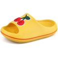 thumbnail image 3 of Zapatillas de frutas para niñas y niños, zapatillas de baño para niños, sandalias deslizantes de verano, zapatos de agua para piscina de playa (niño pequeño/pequeño/grande) amarillo Sincero Hogar, 3 of 6