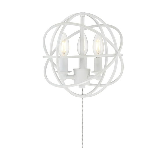 Savoy House North 10.5" 3-Light 2700K Fan Light Kit in Aged Wood