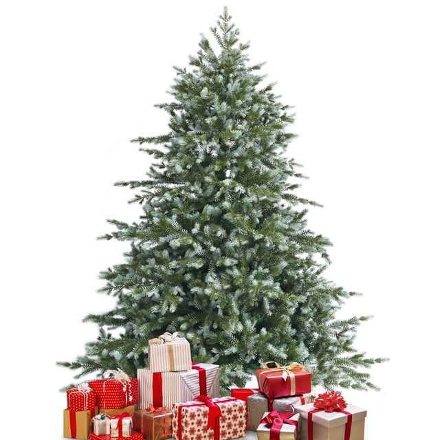Árbol navideño artificial Costway 180 cm 892 puntas mixtas PE y PVC Verde