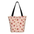thumbnail image 3 of Fotbe Strawberries Pattern Beach Tote,Shoulder Handbag,Spacious Tote Bag,Lightweight Travel Bag,Versatile Shopping Bag, 3 of 9