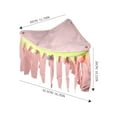 thumbnail image 2 of Guinea Pig Hideout Felt Pink Small Pets Indoor Play 1Set 16.7X11.8X10.2in, 2 of 9