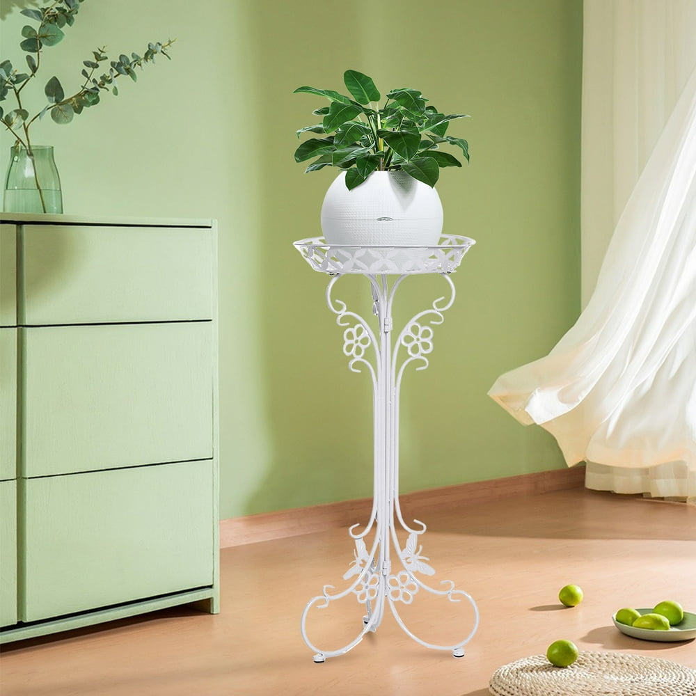 Lightweight Metal Flower Pot Stands 30 Inches Tall Plant