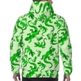 thumbnail image 7 of Daiia Green Lizard for Men's Fashion Hoodies & Sweatshirts with Kangaroo Pocket Hooded Sweatshirt Breathable & Moisture Wicking-3X-Large, 7 of 7