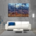 thumbnail image 2 of TISHIRON 3PCS Framed Canvas Wall Art Set,60"x40" Country Cabin Landscape Canvas Art Decor, 2 of 7