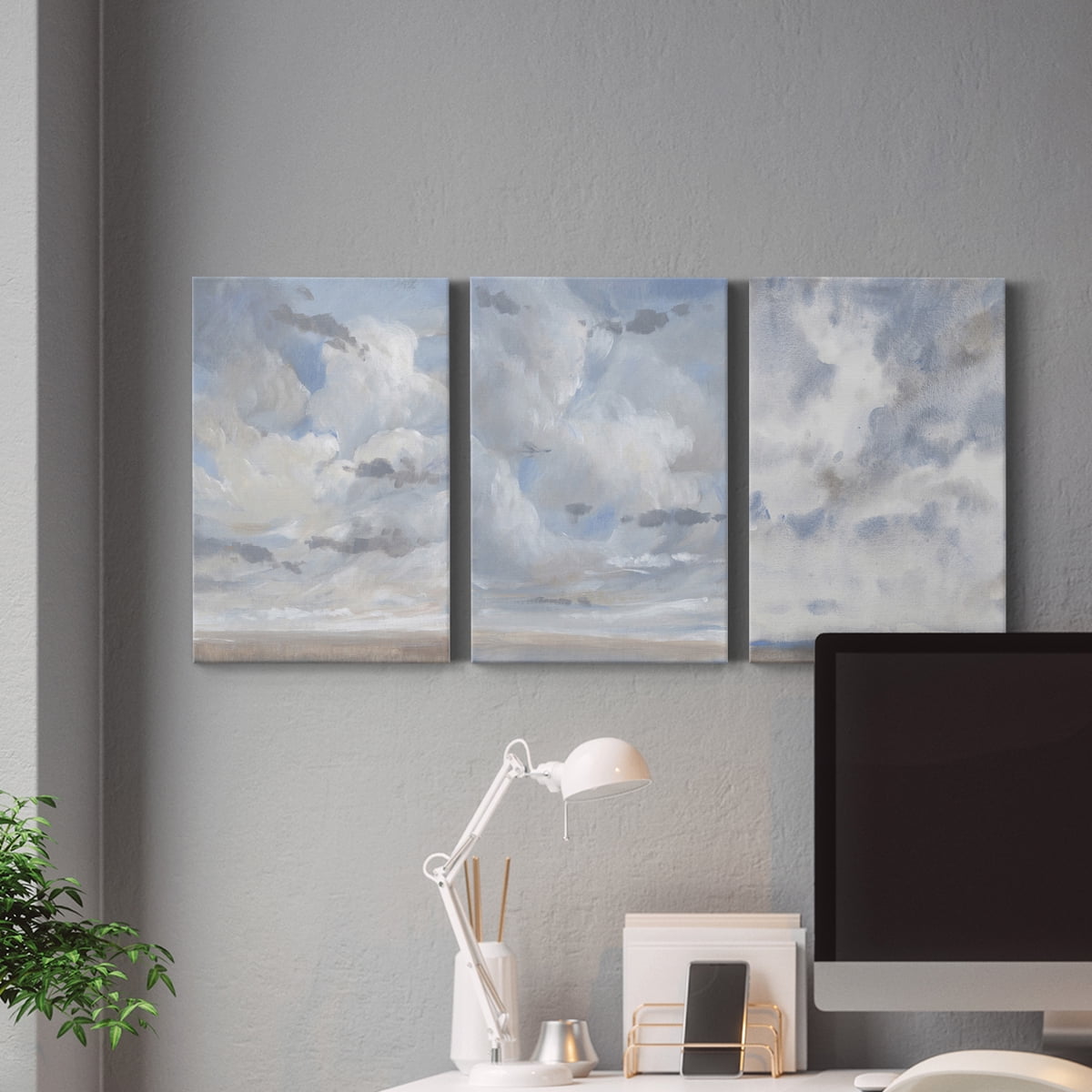Sky Blue I Premium Gallery Wrapped Canvas - Ready to Hang - 24 x 36 Each