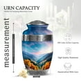 thumbnail image 2 of KARYLIZ Mountain Funeral Cremation Urns For Women - Large Blue Urns For Human Ashes Adult - Sunset Burial Urn For Man - Decorative Urn For Male & Female - Cremation For Mom & Dad (Large, 10 Inch), 2 of 7