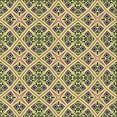 thumbnail image 1 of Ahgly Company Indoor Square Patterned Neon Yellow Novelty Area Rugs, 4' Square, 1 of 6