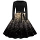 thumbnail image 5 of Disfraz de Cosplay de Navidad para mujer, vestido de árbol de Navidad para mujer, vestido de princesa de manga larga para fiesta, vestido vintage para festival, 5 of 5