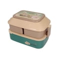 thumbnail image 1 of RKSTN Bento Box Double Plastic Children's Lunch Box Large Capacity Student Lunch Box Microwave Oven Adult Lunch Box BIG Bento Box, 1 of 2