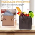 thumbnail image 5 of JERIA Paquete de 24 bolsas de comestibles reutilizables, grandes bolsas de compras plegables lavables, bolsas de mano resistentes con asas reforzadas, 5 of 5