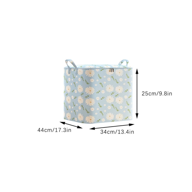 Yhmxh Bolsa de almacenamiento para ropa de gran tamaño, edredones, armario, clasificación, bolsa de almacenamiento portátil, bolsa de almacenamiento con cremallera para tazas