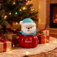 thumbnail image 1 of Lámpara de noche decorativa de Papá Noel | Figura navideña | Lámpara LED portátil para fiestas | Luz suave para dormitorio o decoración de fiestas para niños y hogar, 1 of 7