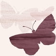 thumbnail image 3 of Kimberly, Allen 12x12 Black Modern Framed Museum Art Print Titled - Blush Butterflies 1, 3 of 5