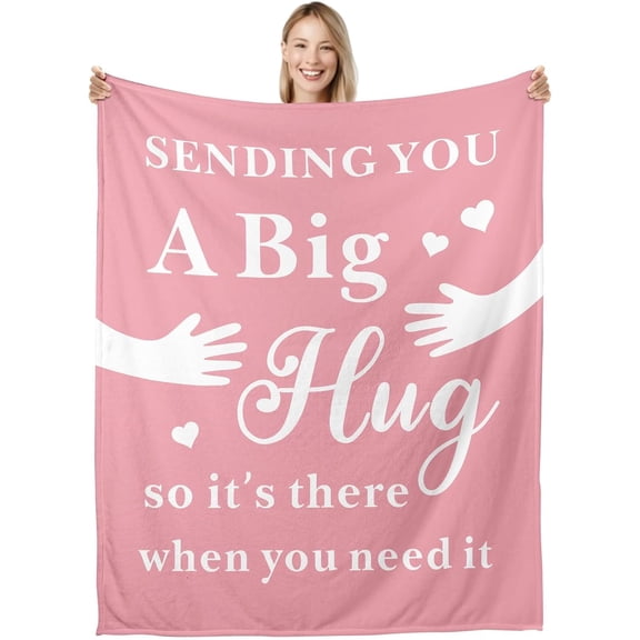 Get Well Gifts for Women After Surgery Inspirational Blanket Thinking of You Gifts Sympathy Gifts for Women Blanket Encouragement Gifts for Women Throw Blanket for Her Blanket for Bed Couch 50x60