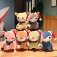 thumbnail image 2 of 25/35/45cm Cartoon Elk Plush Toy Stuffed Animal Peluche Christmas Dolls Gifts For Kids Birthday DecorChocolate Color35cm Deng Xun unisex, 2 of 2