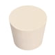 thumbnail image 3 of Tapón de Caucho Sólido con Forma Cónica Único para Tapón de Tubo de Laboratorio 1.14" x 1.46" x 1.22" Blanco 3Pcs, 3 of 5
