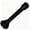 3in black, variant on Spring Door Stop, Flexible Bendable Door Stopper with Rubber Tip, Adjustable Spring Door Stop for Home & Office Doors