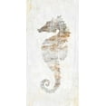 thumbnail image 2 of Watts, Eva 14x24 White Modern Wood Framed Museum Art Print Titled - Rustic Seahorse, 2 of 4