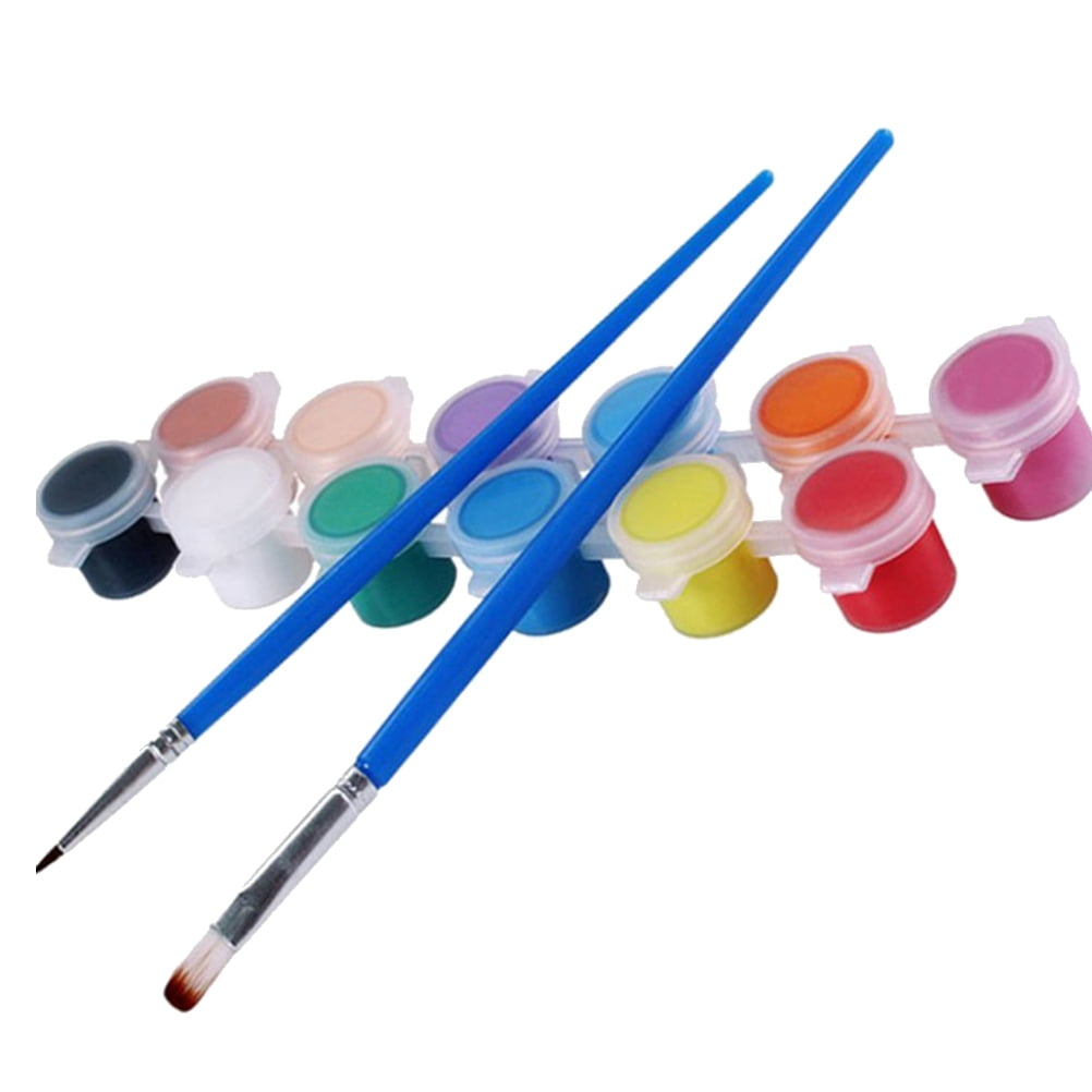 12 Colors Small Size Fundamental Watercolor Pan Set Watercolor Artist